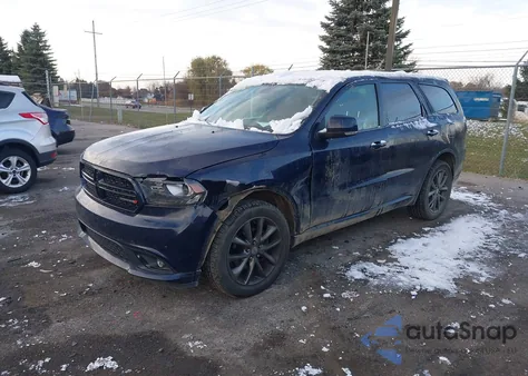 2018 Dodge Durango Gt Awd z USA, uszkodzony, nr VIN 1C4RDJDG4JC395535
